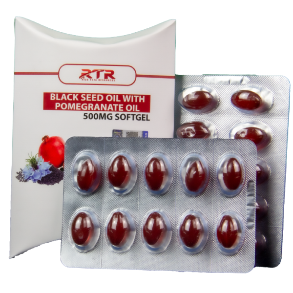 RTR® Black Seed Oil With Pomegranate Oil (Sleeve)